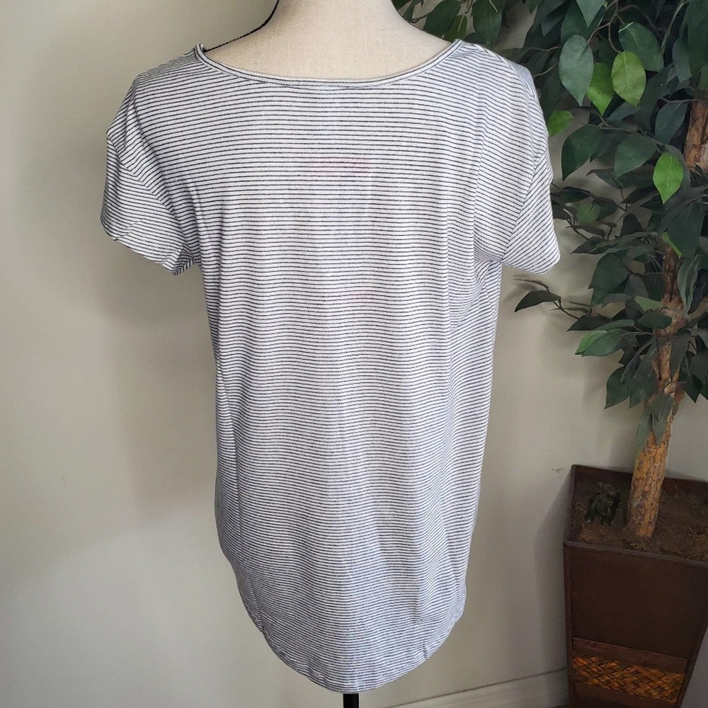 NEW Grety Alternative Eco Origin Stripe Print Top - Picture 4 of 7